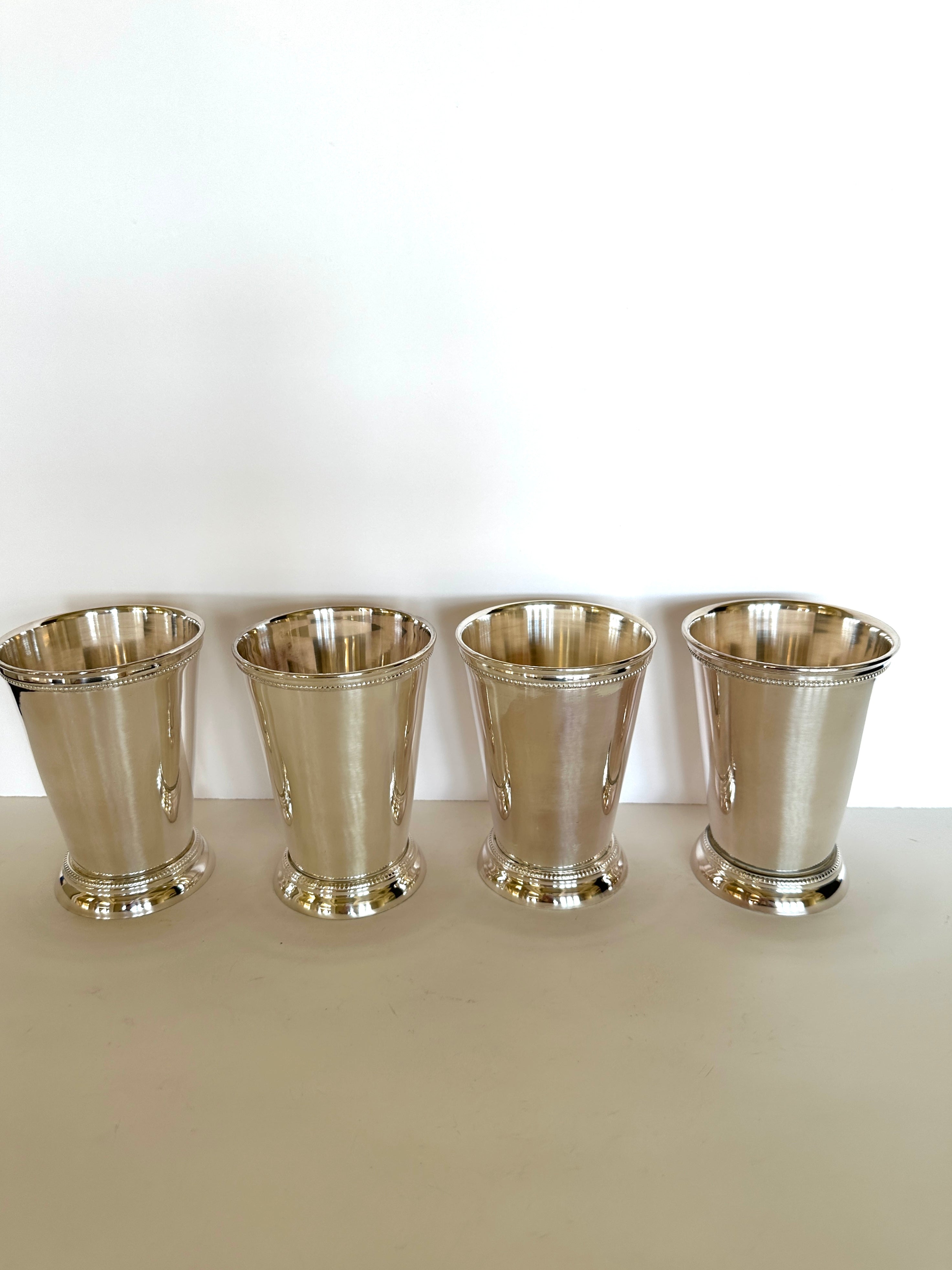 Vintage Mint Julep Cups by Towle  (set of 4)
