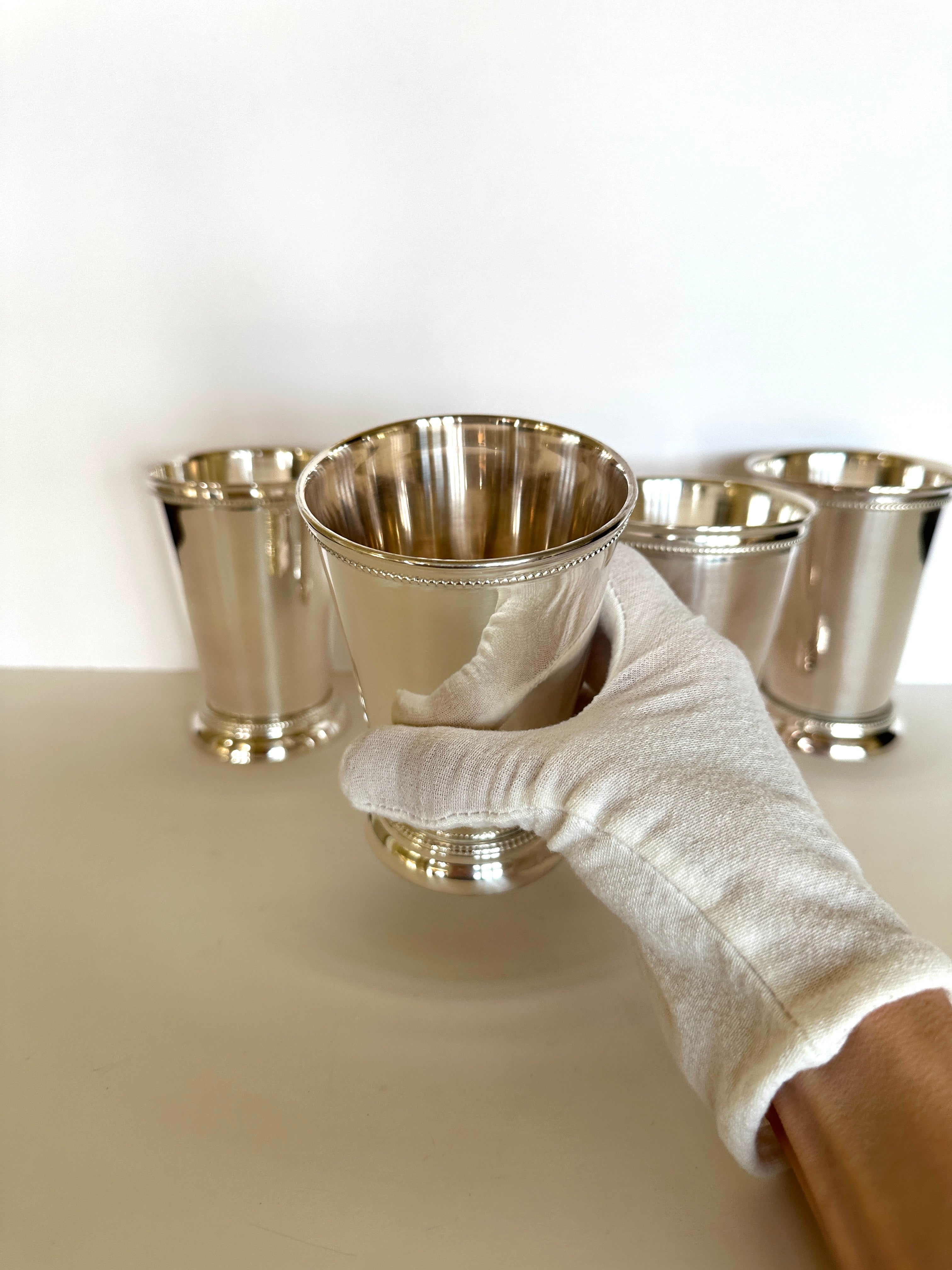 Vintage Mint Julep Cups by Towle  (set of 4)