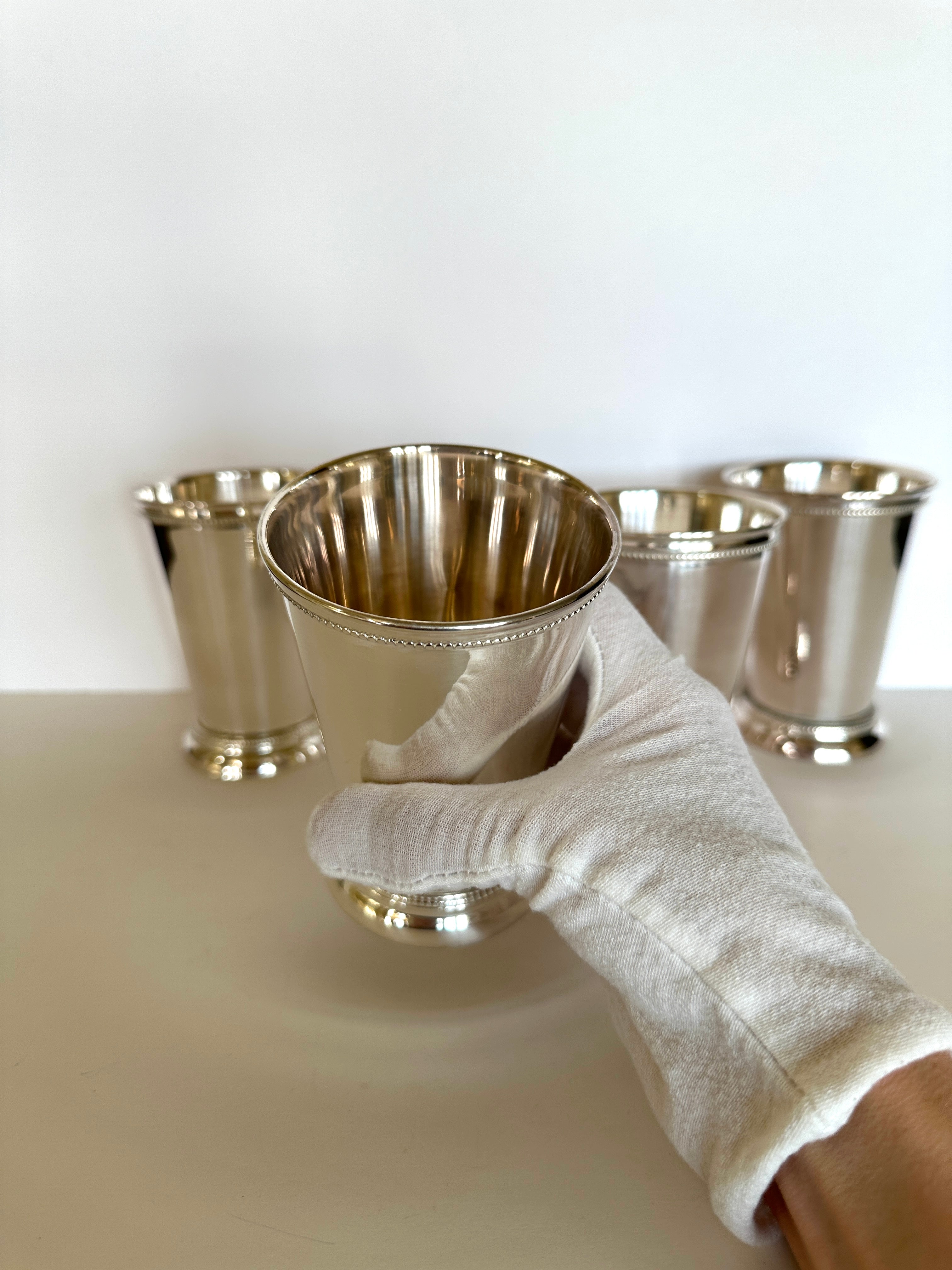 Vintage Mint Julep Cups by Towle  (set of 4)