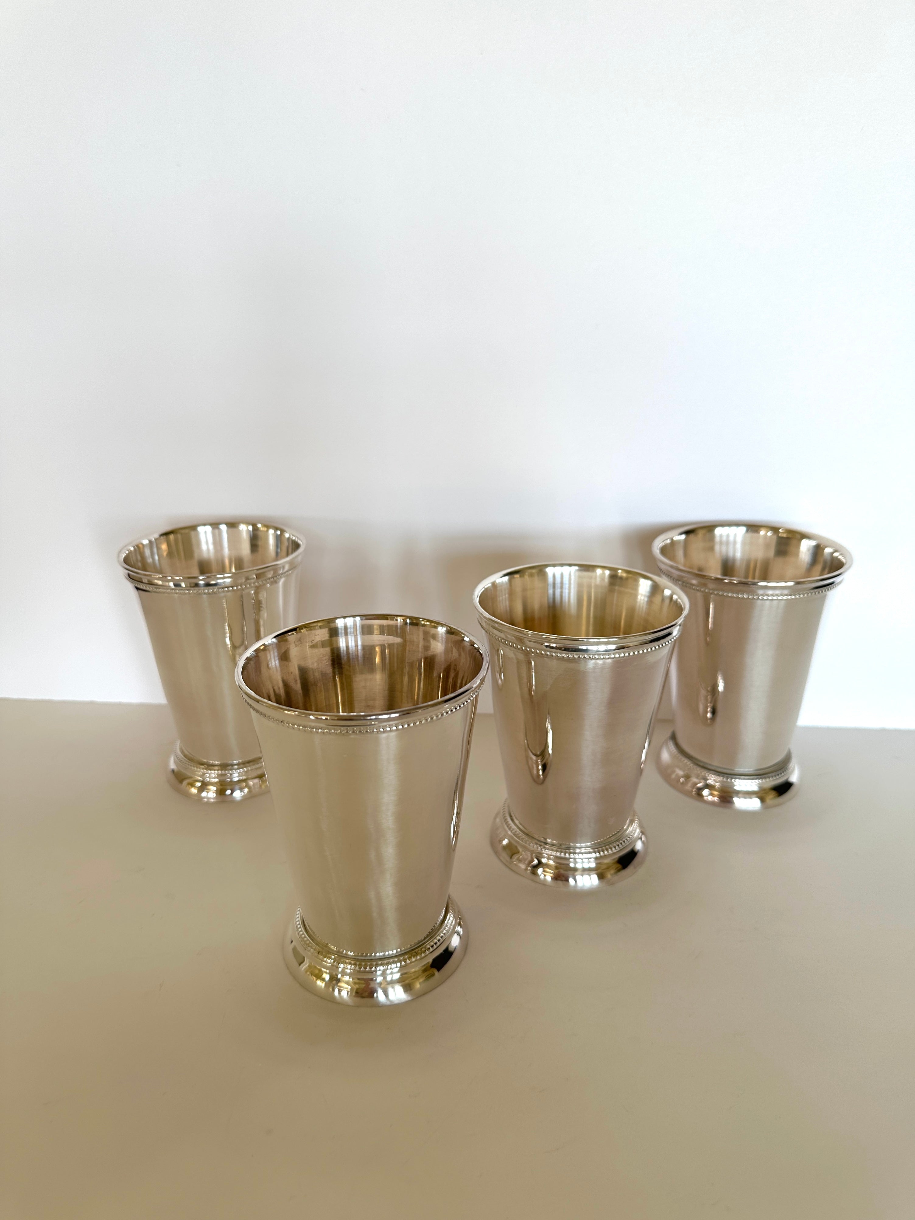 Vintage Mint Julep Cups by Towle  (set of 4)