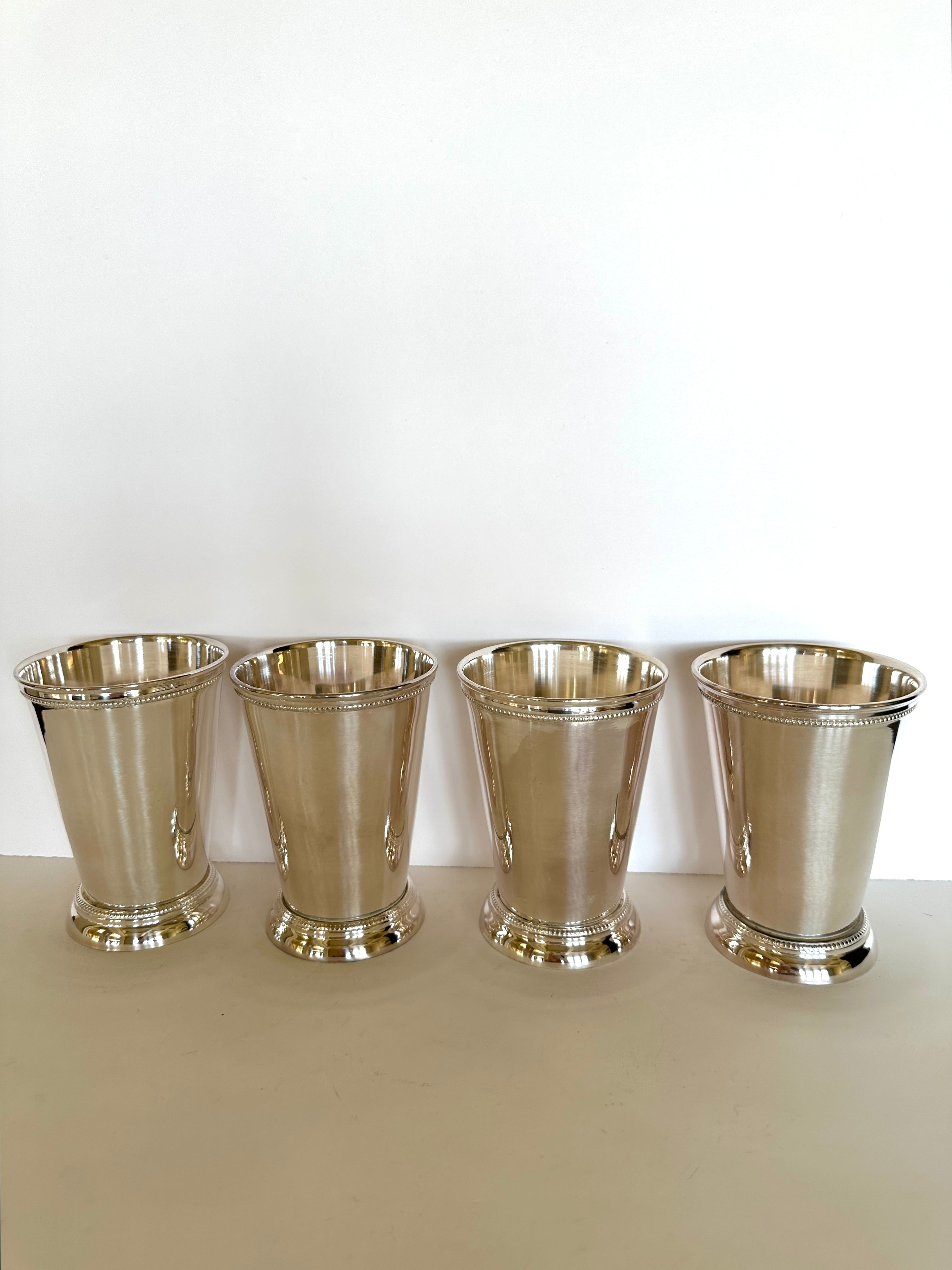 Vintage Mint Julep Cups by Towle  (set of 4)