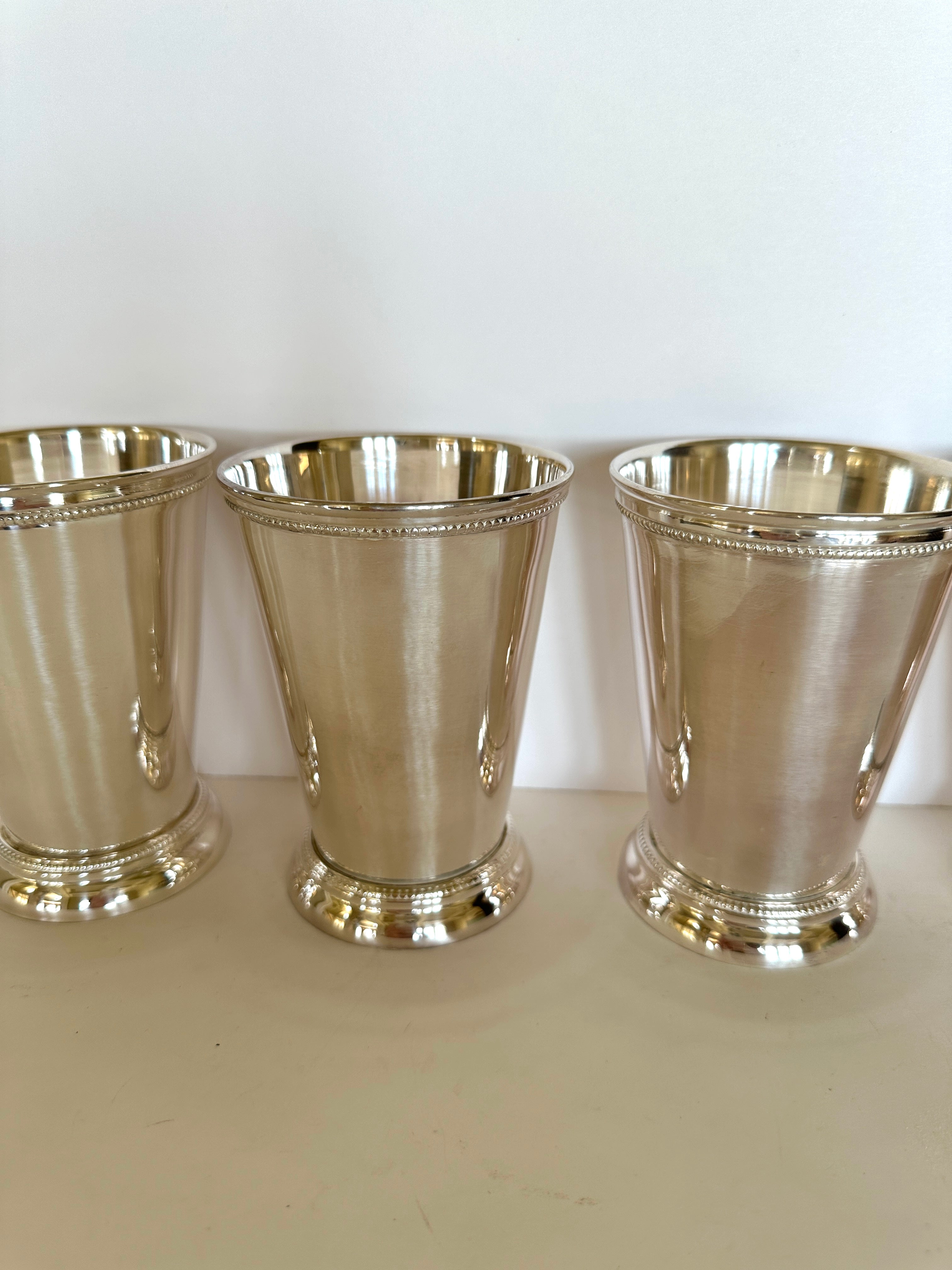 Vintage Mint Julep Cups by Towle  (set of 4)