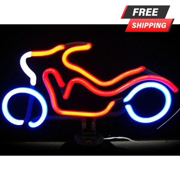 Motorcycle NEON Sculpture